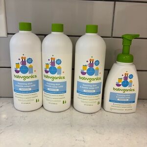 Babyganics Foaming Dish & Bottle Soap Refill - White and Green